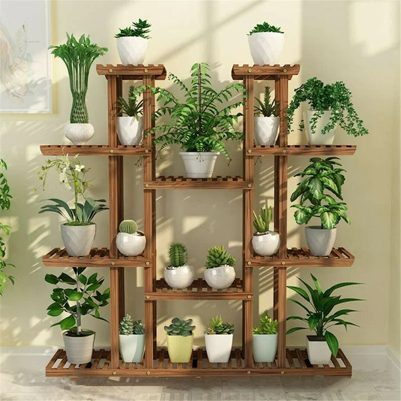 Porte Plante en Bois Multi-Étages "Lorea"
