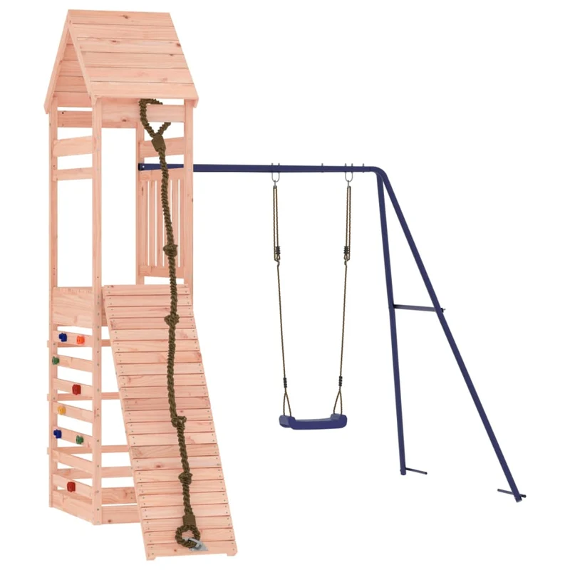 Aire de jeux d'extérieur 245 x 257 x 264 cm bois massif de douglas 02_0004867