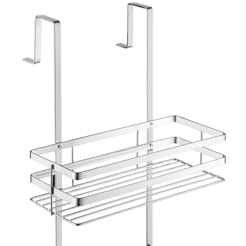 Étagère douche en acier inoxydable salle de bains 30 x 21 x 80 cm accessoires KD 3208037