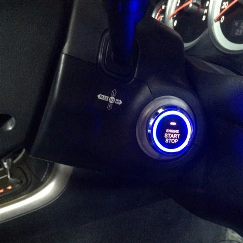Alarme Voiture Démarrage à Distance Bouton Poussoir PKE