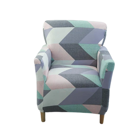 Housse fauteuil Scandinave Géométrique Colorée