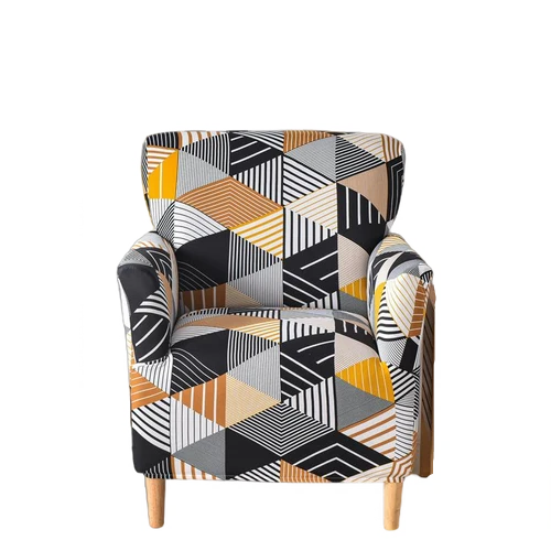 Housse fauteuil Scandinave Géométrique