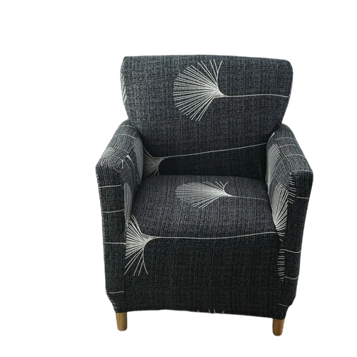 Housse fauteuil Scandinave Gris et Blanc