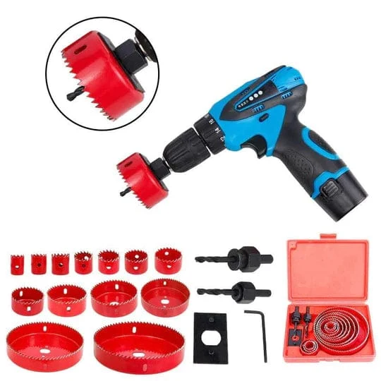 Ensemble de scie cloche pour ingénieurs bricoleurs (13 pcs set)