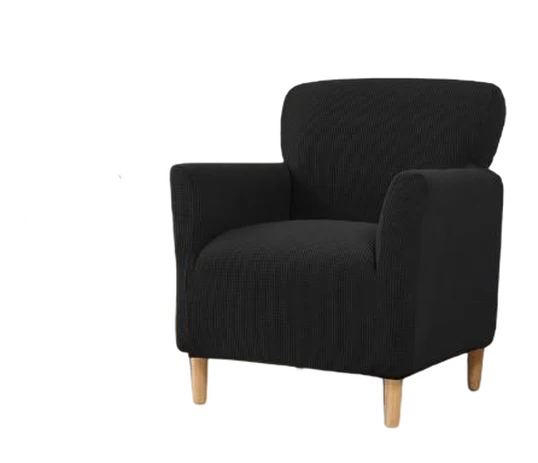 Housse fauteuil Scandinave Noire
