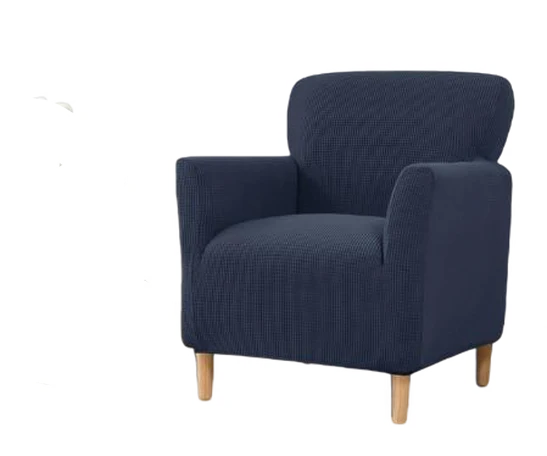 Housse fauteuil Scandinave Bleu Marine