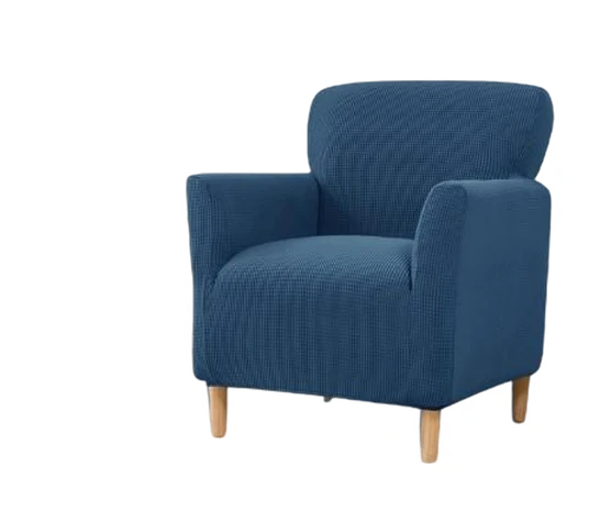 Housse fauteuil Scandinave Bleu Royal
