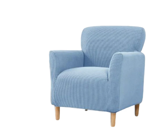 Housse fauteuil Scandinave Bleu Ciel