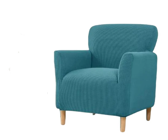 Housse fauteuil Scandinave Bleu Turquoise
