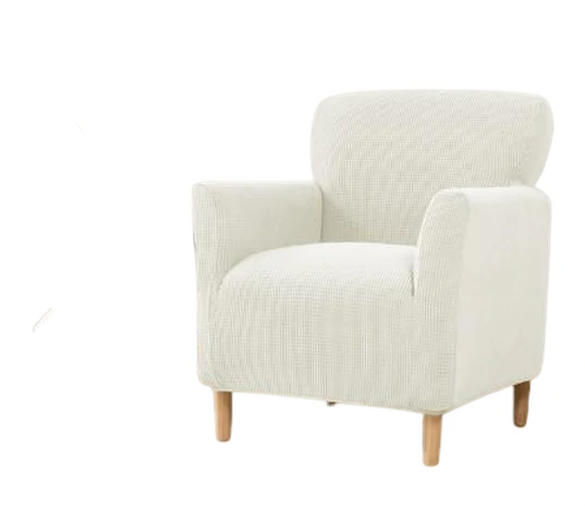 Housse fauteuil Scandinave Blanche