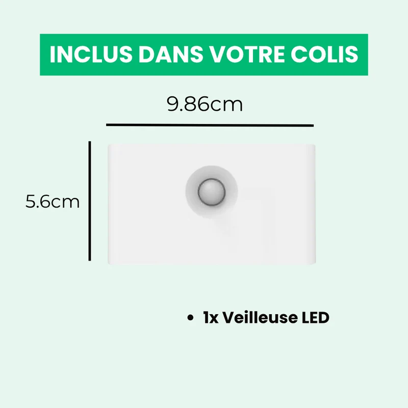 Veilleuse LED à Induction sans fil