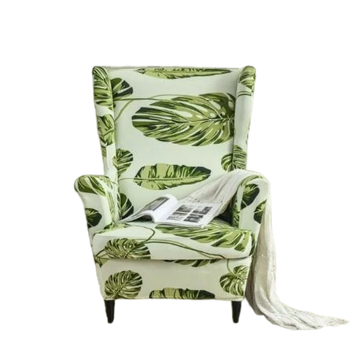 Housse fauteuil Extensible Tropicale Verte