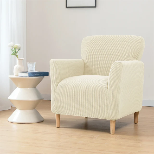 Housse fauteuil Scandinave Beige