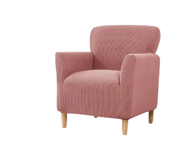Housse fauteuil Scandinave Rose Nude