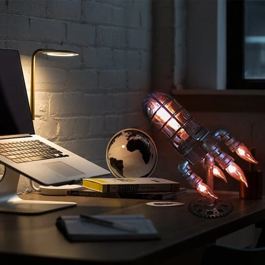 Lampe-fusée Steampunk