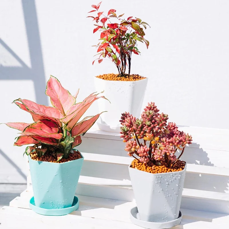 Pot de Fleur Moderne (Lot de 2)