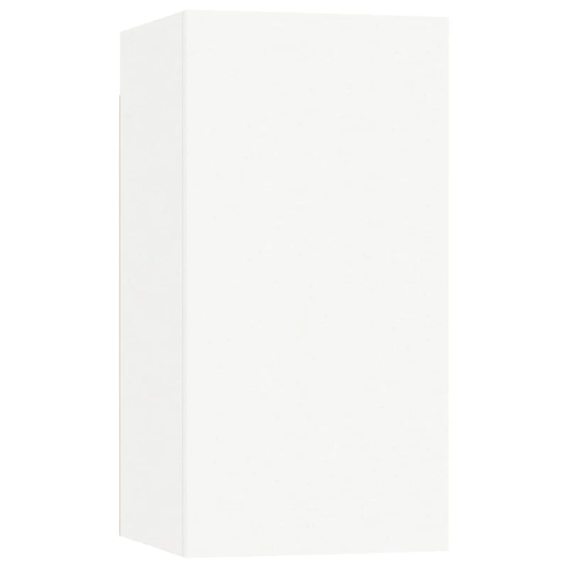 Ensemble de meubles armoire buffet TV télévision salon chambre séjour 6 pièces bois d'ingénierie blanc 02_0024314