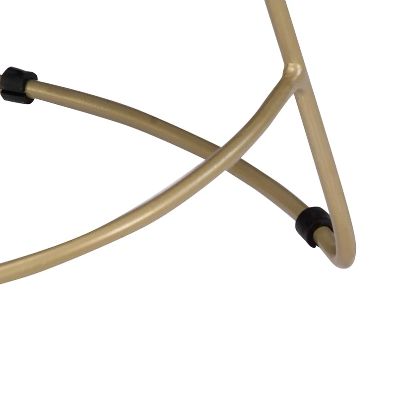 Lot de deux tabourets de bar design chaise siège bois de manguier massif 1202077