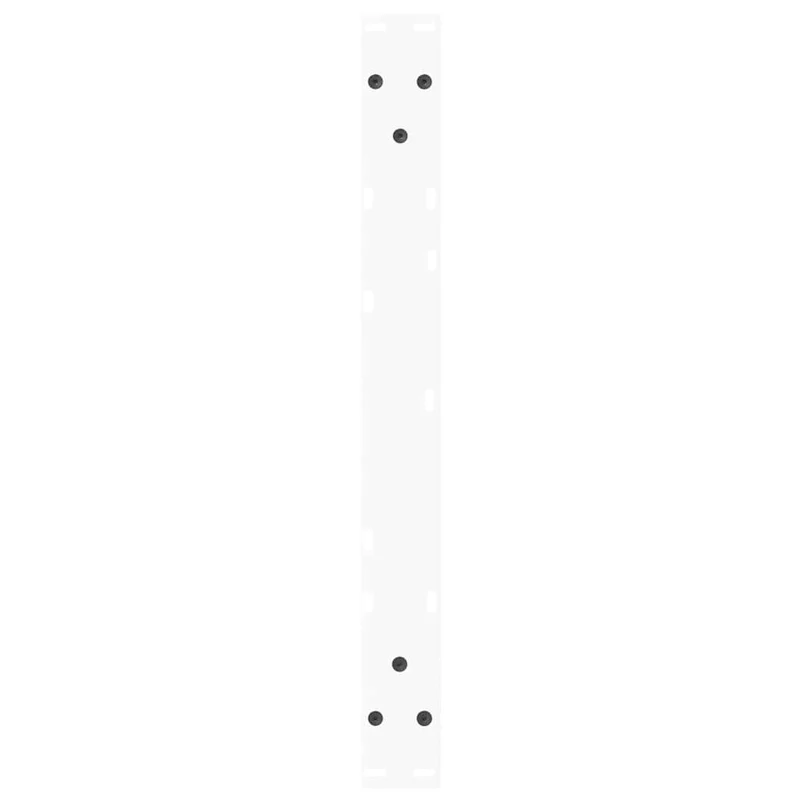 Lot de 2 pieds de table basse en forme de V 60 x 42-43,3 cm stable moderne en acier blanc 02_0056848