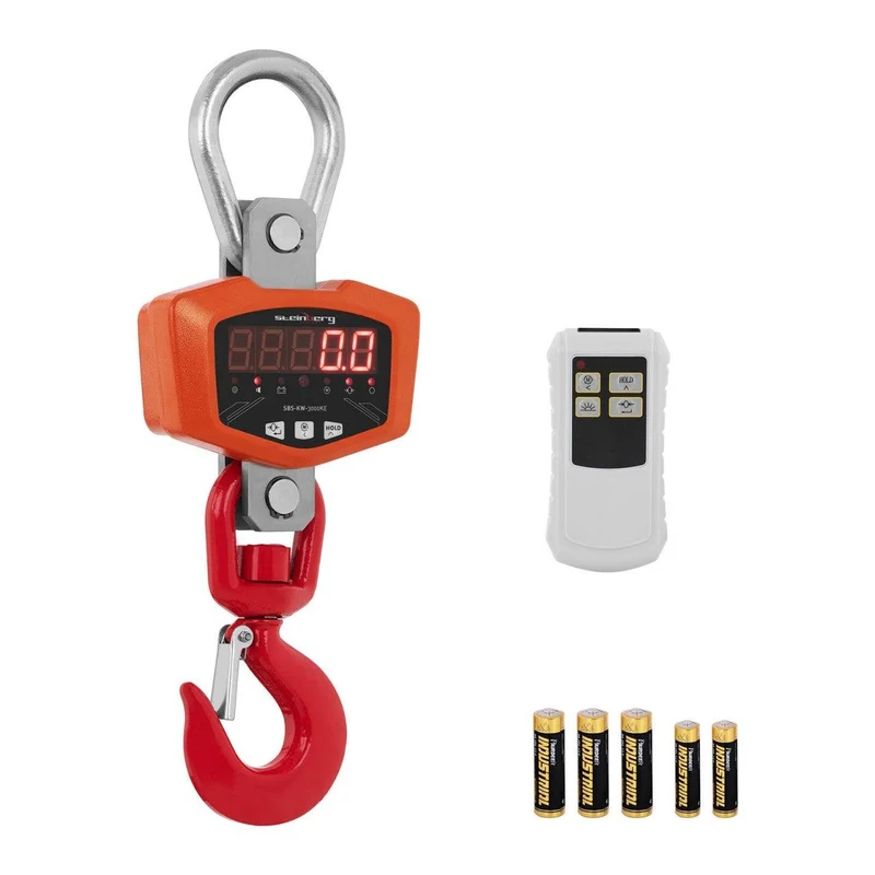 Crochet-peseur 3 t / 0,5 kg - LED 14_0000126