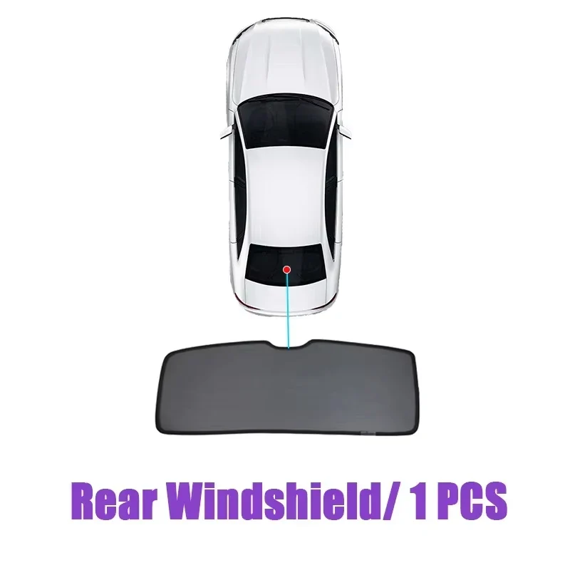 Pare-Soleil Magnétique Maille Porsche Cayenne E3 2019-2025