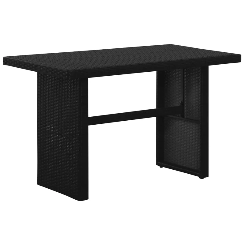 Salon de jardin meuble d'extérieur ensemble de mobilier 3 pièces avec coussins résine tressée noir 02_0016008