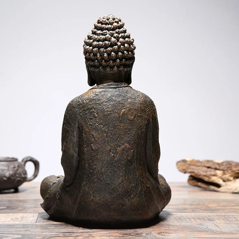 Statue de bouddha décorative et méditative