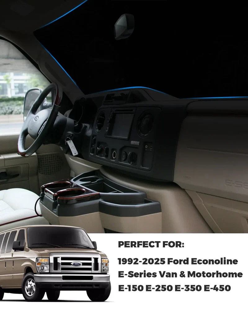 Pare-Soleil Pare-Brise Ford Econoline E-150 E-350