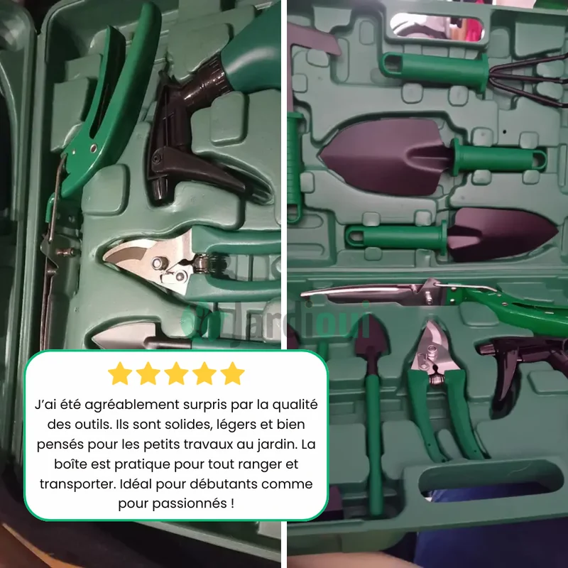 Kit d'outils de jardin multifonctions