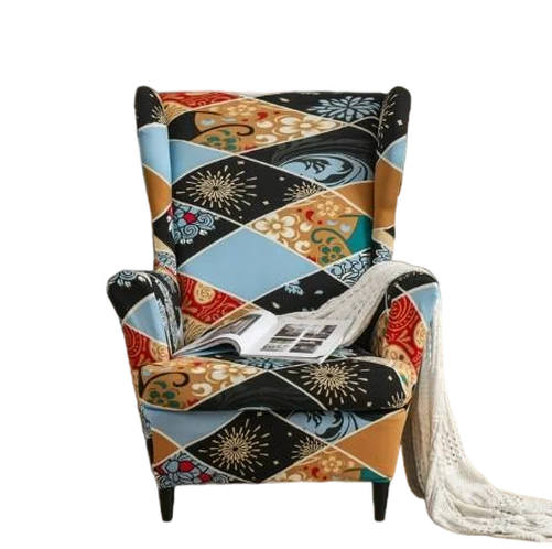 Housse fauteuil Extensible Géométrique Multicolore