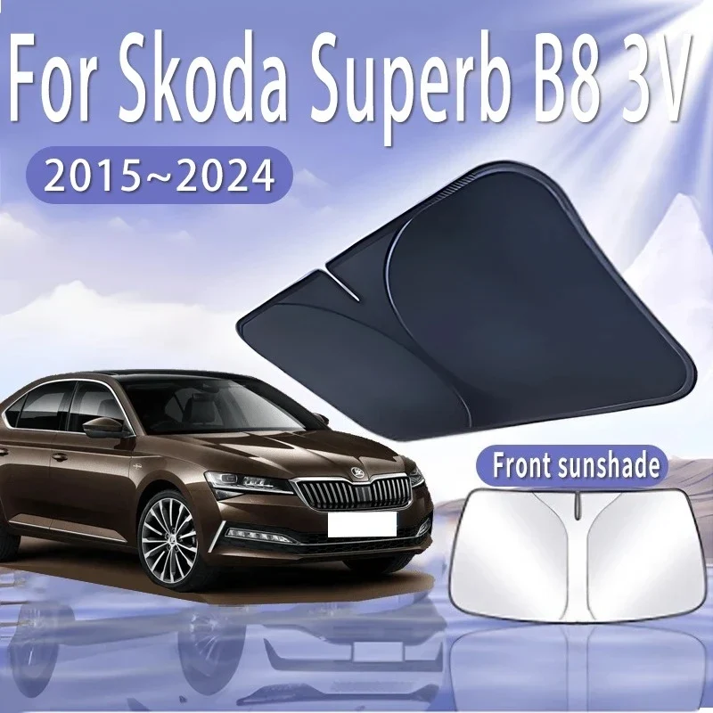 Pare-Soleil Pare-Brise Avant Skoda Superb B8 2015-2024