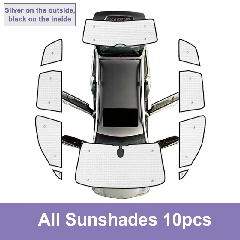 Pare-Soleil Magnétique Volkswagen Touareg 7P 2010-2018