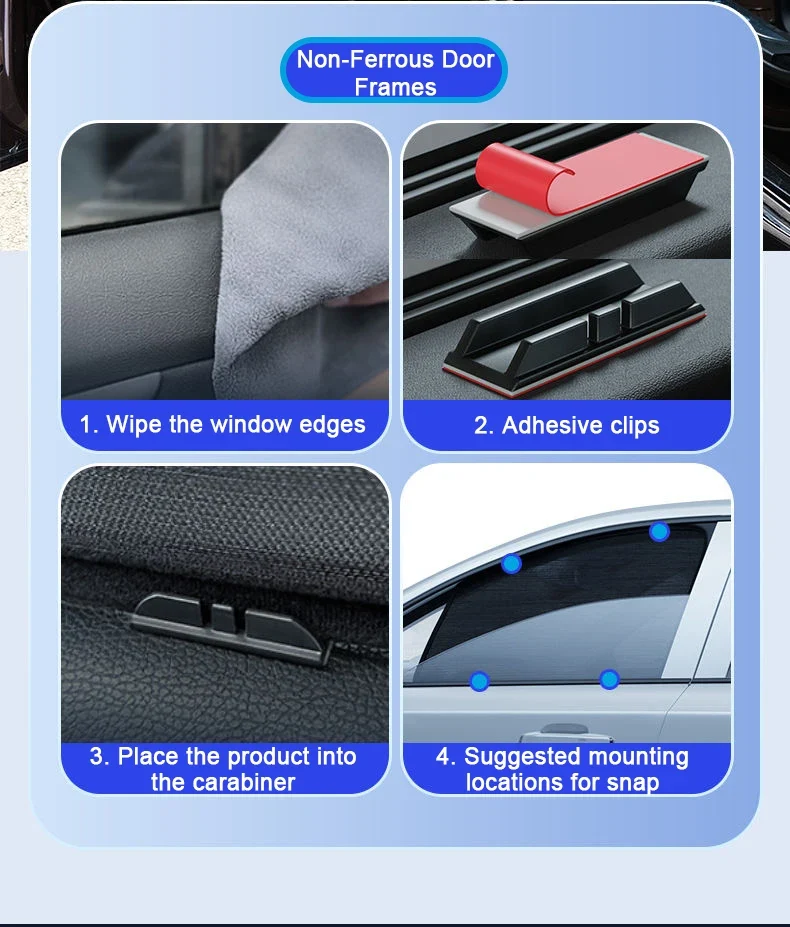 Pare-Soleil Magnétique Kia Sorento MQ4 2021-2025