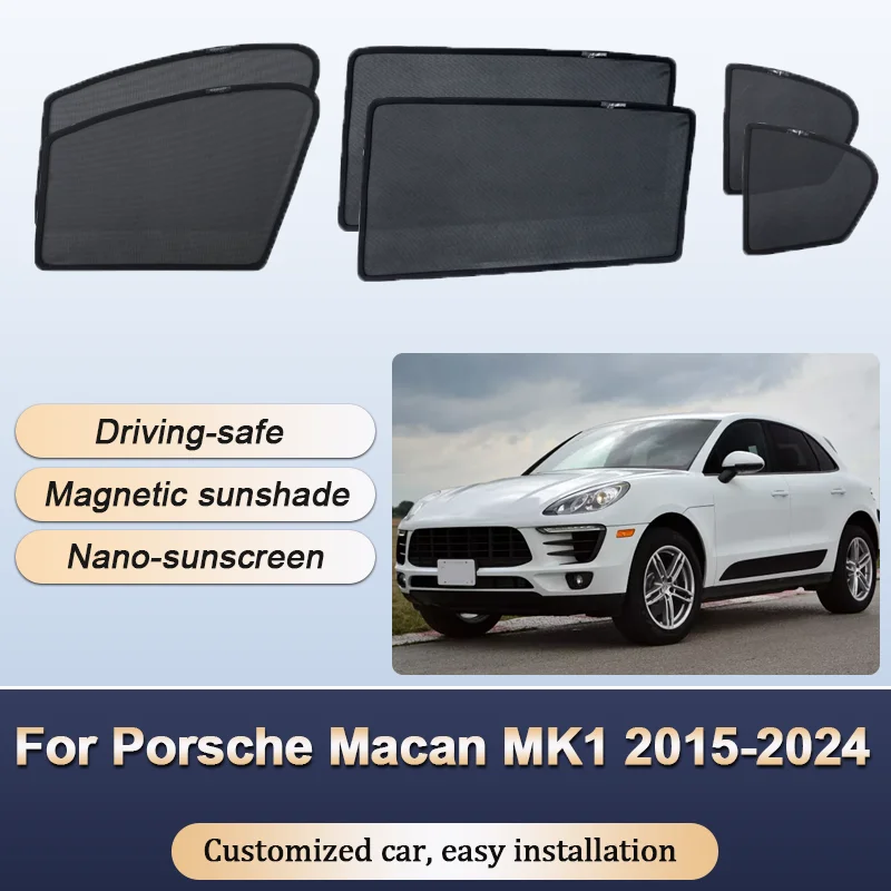 Pare-Soleil Magnétique Porsche Macan MK1 2015-2024