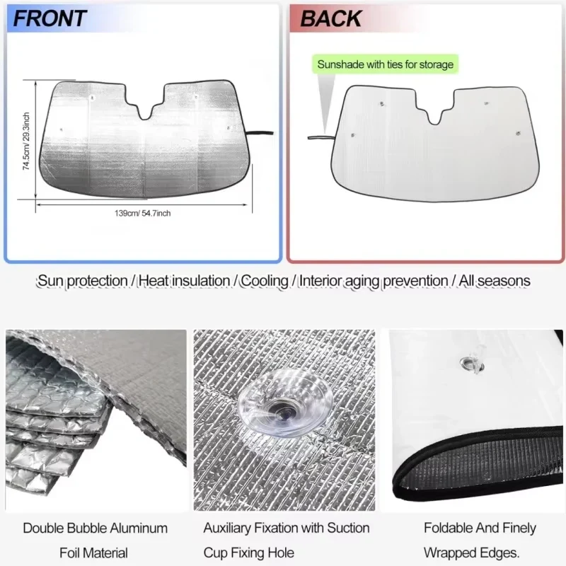 Pare-Soleil Aluminium Mercedes Classe E W213 Berline