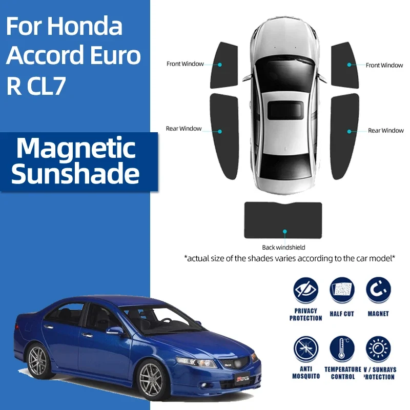 Pare-Soleil Magnétique Honda Accord Euro CL 2002-2008