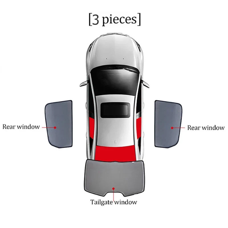 Pare-Soleil Magnétique Volkswagen Touareg 7P 2011-2018