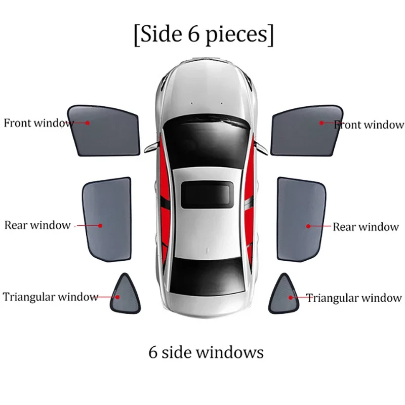 Pare-Soleil Magnétique Volkswagen Touareg 7P 2011-2018
