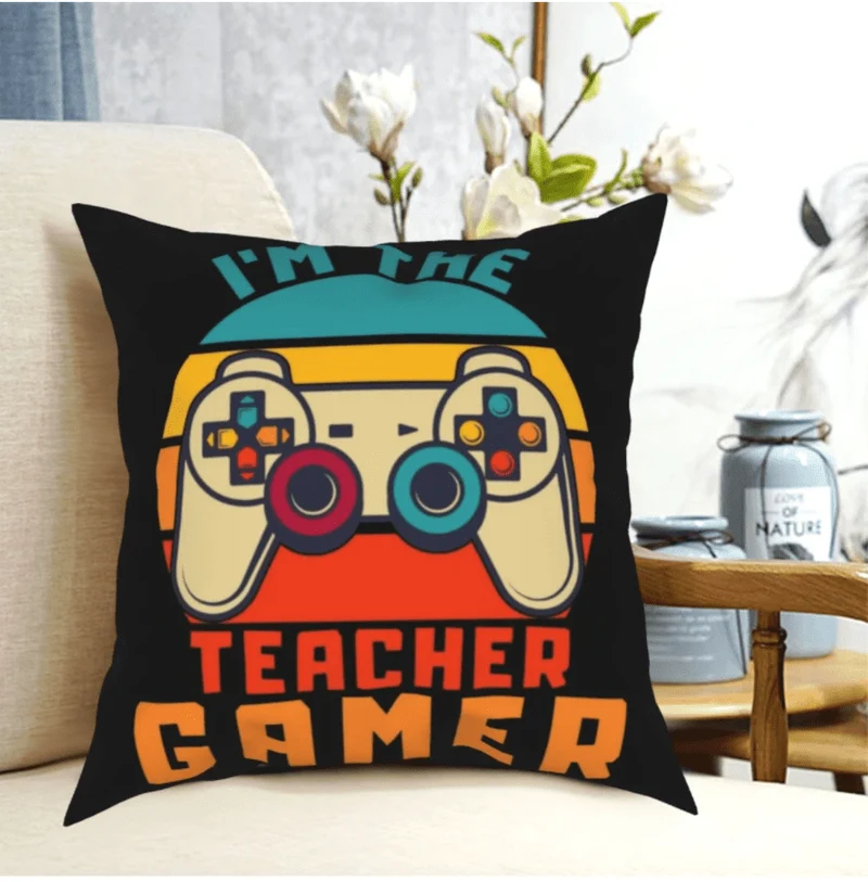 Housse de coussin 45x45 Gamer