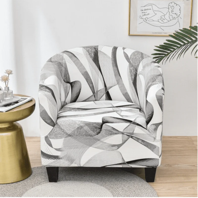 Housse fauteuil Cabriolet Moderne Noir et Blanc