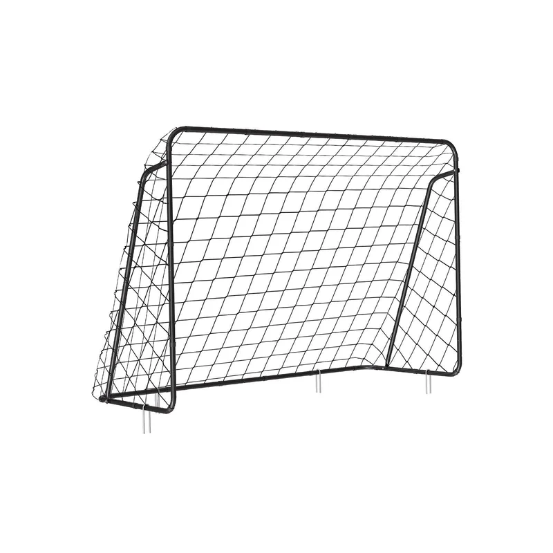Cage de football pour enfant filet de football montage rapide pour jardin cour parc plage tubes en fer filet en pe noir szq300bk 12_0001993