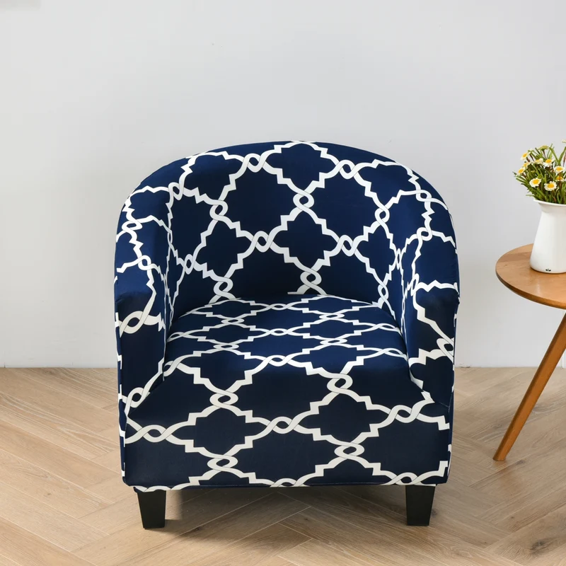 Housse fauteuil Cabriolet Extensible Bleu Marine