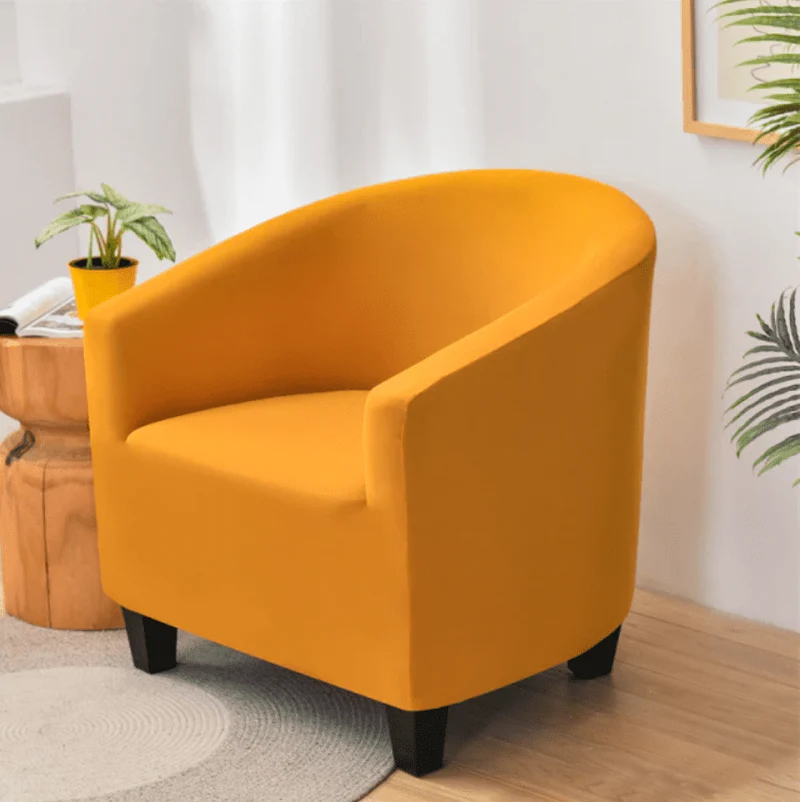 Housse fauteuil Cabriolet Jaune Moutarde