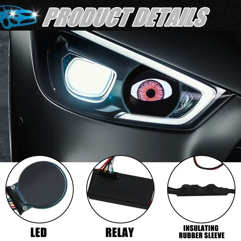 Phares LED Œil du Diable 3 Pouces