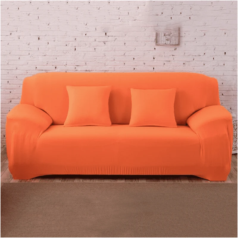 Housse canapé Orange