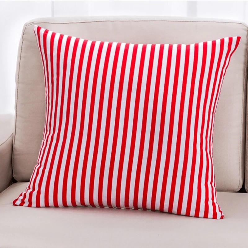 Housse de coussin 60x60 Rouge et Blanc