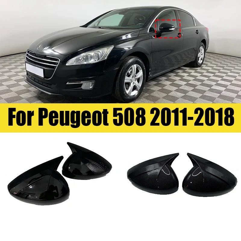 Coque de Rétroviseur Peugeot 508 2011-2018 Style Bullhorn