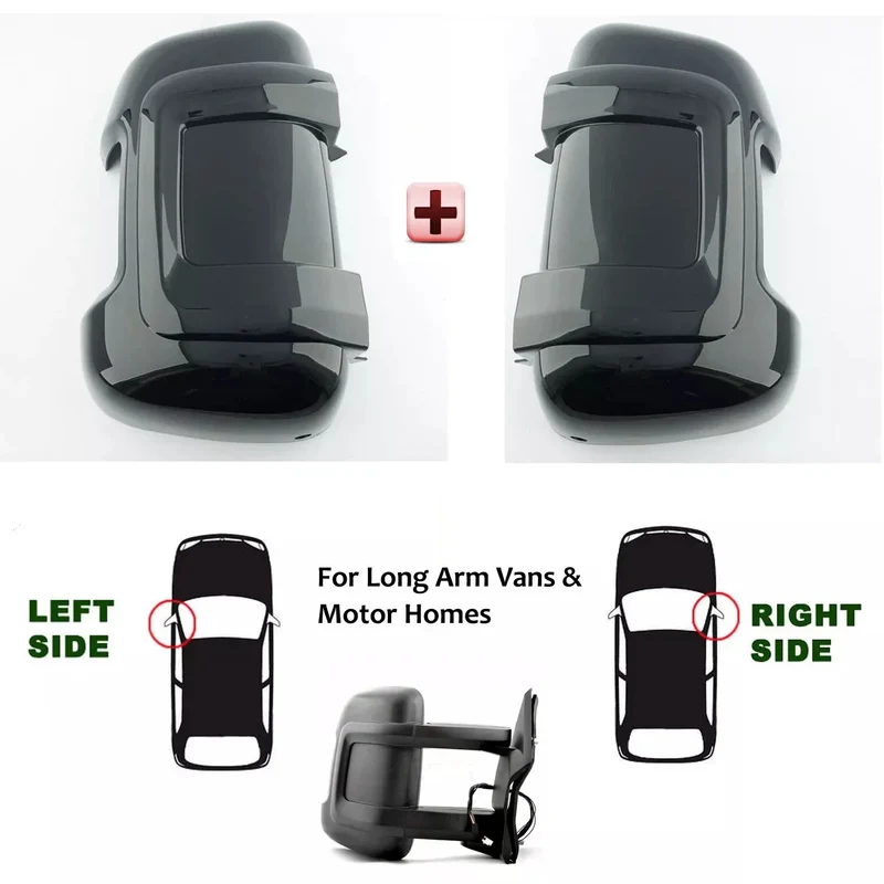 Coque de Rétroviseur Fiat Ducato Peugeot Boxer Bras Long