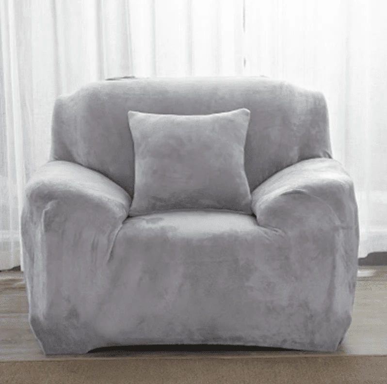 Housse fauteuil Argenté