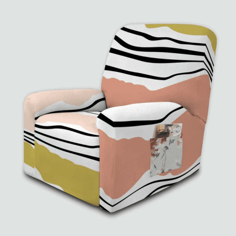 Housse fauteuil Moderne Zèbre